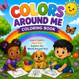 Colors Around Me Coloring Book: A Fun First Colors Adventure for Little Learners