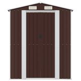 VidaXL Tuinschuur 2740 mm x 2230 mm Bruin Staal