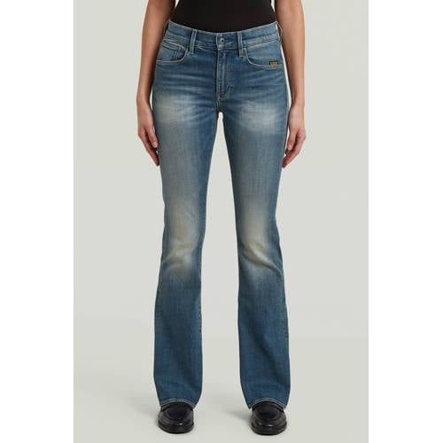 G-STAR 3301 Regular Fit Flared Jeans - Mediumblauw