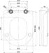 Merkloos Toiletbril Zitverhoging 5 cm Softclose Duroplast Wit