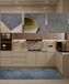 Vinyltapijt, lang, glad, beige, cement-effect, gemakkelijk te reinigen, 65 x 240 cm, grijs