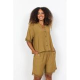 Soyaconcept high waist casual short olijfgroen