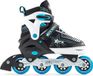 SFR Pulsar Patins à roulettes réglables Noir - Blanc - Bleu