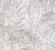 Livingwalls Vliesbehang Palmen - hoogwaardig behang jungle 399813 in wit, grijs - luxe behang ontworpen door MICHALSKY