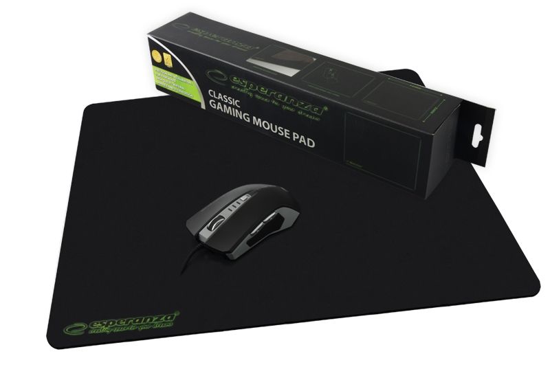 Esperanza Gaming Mouse Pad - Black - 44 x 35.4 cm