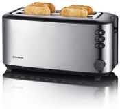 Severin AT 2509 - Grille-pain - 4 Tranches - 1400W - Inox