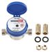 Merkloos Tuin Watermeter 1/2 Inch met Beschermhoes en Armaturen