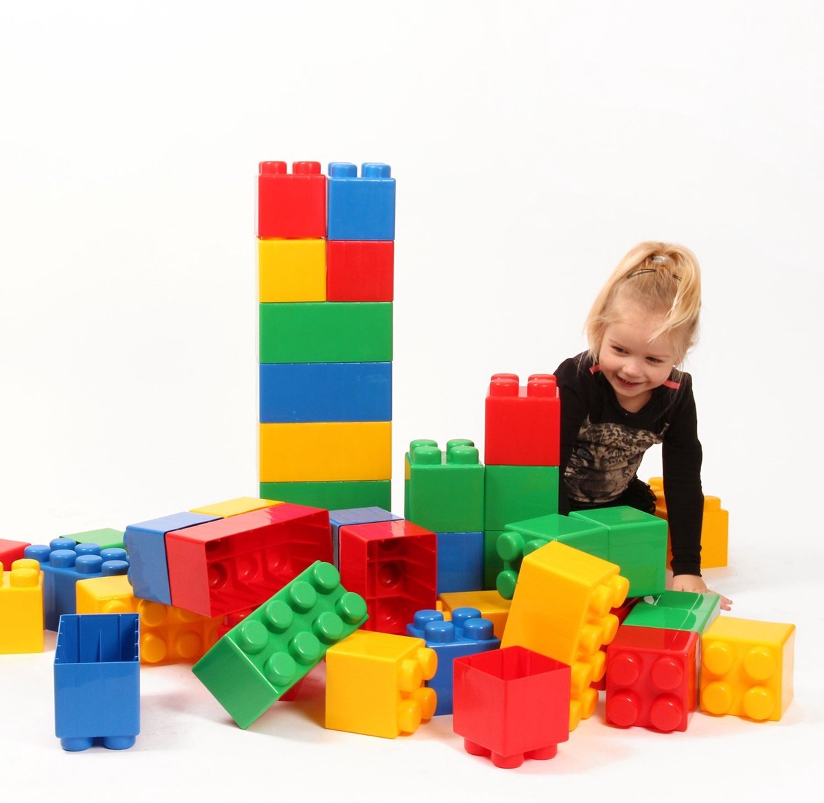 Wader Quality Toys bouwblokken XXL 2 45-delig