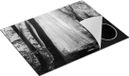 Chefcare Inductie Beschermer Bos met Bomen en Zonneschijn - Zwart Wit - 77x59 cm