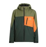 McKinley Dorian Jas voor jongens Green Dark/Olive Dark 116