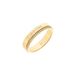 MINIMAAL Calvin Klein CJ35000201D Dames Ring - Staal - Goudkleurig - 4 mm breed
