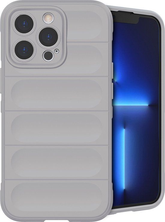 iMoshion EasyGrip Backcover iPhone 13 Pro - Grijs