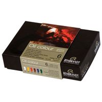 Royal Talens Rembrandt Oil Colour set 6 kleuren 15 ml tubes olieverf