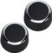 Dailygoods - Bouton de volume radio - 2 pièces arrière radio - Remplacement pour Suburban 2007-2013 - Matériau ABS - Compatible avec Tahoe/Sierra/Yukon - Numéro OE 22912547 - Bouton de volume