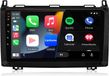 Junsun 9-inch Android 15 autoradio met CarPlay voor Mercedes-Benz W169, W245, W639 Vito, W906 Sprinter, Viano, VW Crafter - GPS, Wi-Fi, Bluetooth, DAB+, SWC, 4+64GB, 8-kern