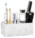 Omgoods - Porte-brosses à dents en résine hygiénique avec 5 compartiments et distributeur