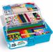 Set de bricolage - Boîte de bricolage - 2800 pièces - 2 tiroirs - Bleu