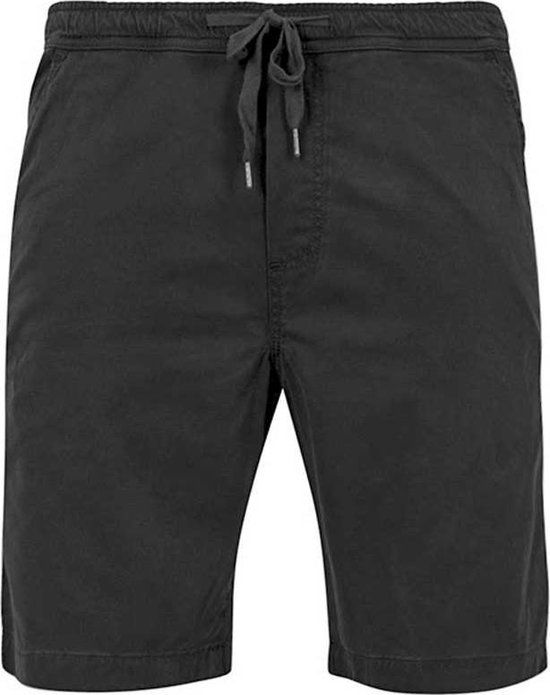 Urban Classics Stretch Twill Joggshorts - Zwart - XXL - Unisex