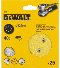 DeWALT DeWalt DT3111 Schuurschijf - K40 - 125mm (25st)