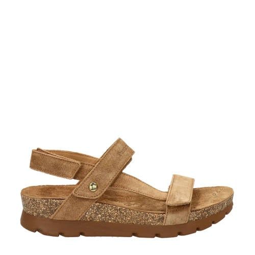 Panama Jack suède sandalen cognac