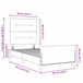 vidaXL Boxspring Bed met Hoofdeinde Zwart 90 x 190 cm Fluweel