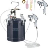 VEVOR Druktank Verftank Spuitverf Drukpot 10L