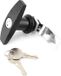 OEM Shenzhen Haorui Industrial Technology Co., Ltd. Achtermontage T-handgreepslot voor gereedschapskist & garagedeur - met sleutels voor caravan & aanhangwagen (zwart)