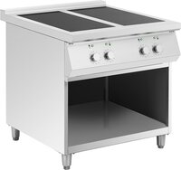 Royal Catering Inductiekookplaat - 17000 W - 4 branders - 260 °C - Opbergruimte -