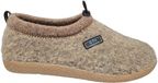Q Fit Ronald Wollen Beige Gesloten Heren Pantoffels - Beige - 45