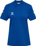 Hummel Damespolo Go 2.0 Chevron Blauw XL
