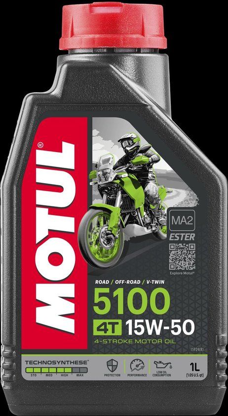 Motul 5100 15W50 4T 1L Motor Oil
