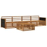 vidaXL - Buiten bank set 5 st Naturel Massief Acacia Hout