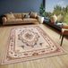 Hanse Home Hafsa Design tapijt, oosters - plat weefsel, oosters bloemenpatroon, antislip onderkant, hoogwaardig geweven voor woonkamer, slaapkamer, eetkamer, hal, crème, meerkleurig, 120 x 180 cm
