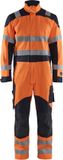 Blåkläder Blaklader Multinorm inherent overall 6089-1513 - High Vis Oranje/Marineblauw - C60
