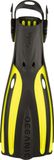 Oceanic Viper 2 - Palmes de natation - Palmes de plongée à talon ouvert - Noir/Jaune - XS