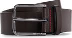 HUGO Leren Riem Gerik Sz35 Leather Belt W115 Dark Brown Donkerbruin