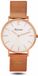 Elysian - Horloge Dames - Rose Goud Mesh - Waterdicht - 36mm