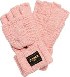 Superdry Cable Knit Handschoenen Roze Vrouw