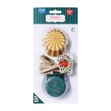 PME Kerstset met 24 cupcake-vormpjes en decoraties - winterbessen