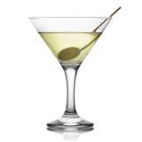 Glasmark KROSNO 1992 Glazenset voor Martini Cocktails Cocktailglazen 6-delige Martiniglazen Set Glas met steel Schaal Cocktailschaal Martinischaal Vaatwasmachinebestendig 6x150 ml