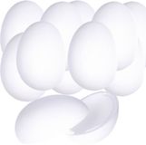 Merkloos Piepschuim hobby vorm - 10x - ei - 20 cm - DIY knutsel figuren om te versieren - paasei