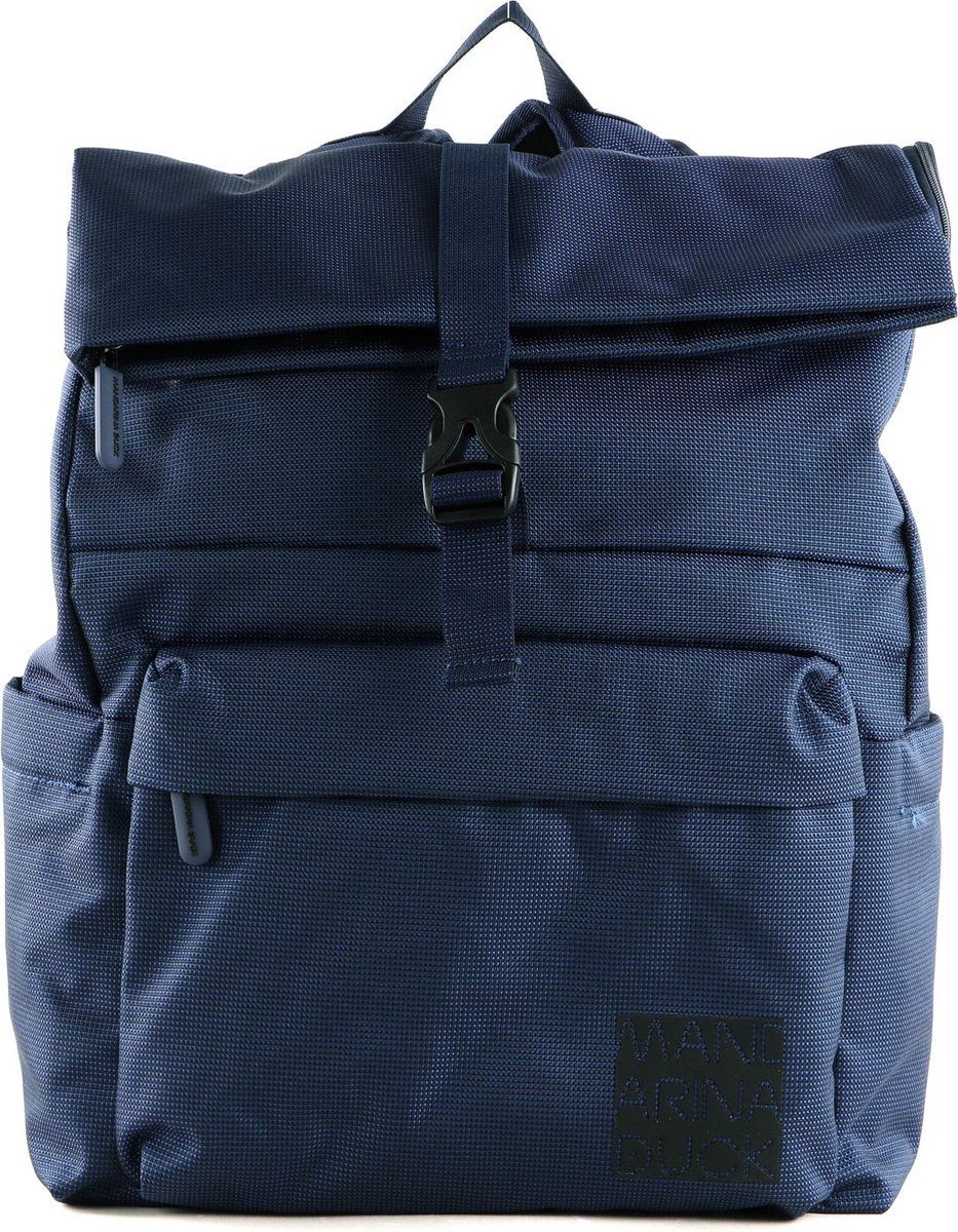 MANDARINA DUCK Rugzak met laptopvak District Backpack Dress Blue Donkerblauw