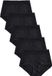 Next - Dames - Set van 5 katoenrijke slips - Zwart