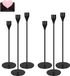 Goodivery ® Kaarsenstandaard, zwart, set van 6