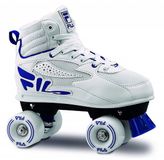 Fila Patins à roulettes Quad Cadeau Cuir synthétique blanc