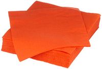 Hanglamp MORIGAMI Hanglamp ser42207310 Collection, servet 40 x 40, 2-laags, 1/4 vouw, 100 servetten, 2-laags effen met rand, oranje