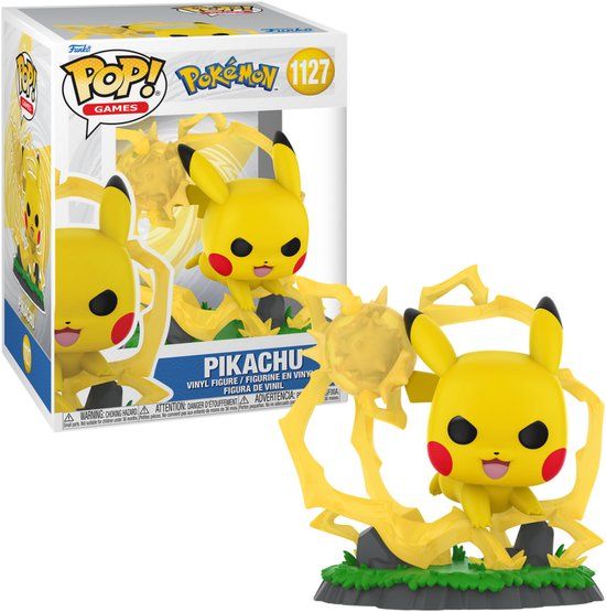 Funko Pokémon Pikachu (Pop! Games) vinylfiguur 1127 Unisex Funko Pop! - Neutraal - Standard