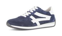 Gabor 556.01 Lage Sneakers Dames Blauw Suède