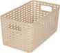 PLASTICFORTE Opbergmand - Kastmand - rotan kunststof - taupe - 5 Liter