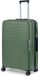 TravelZ Swinger Grote reiskoffer 78cm - Sterke Lichtgewicht Trolley 105 ltr met TSA-slot - Groen